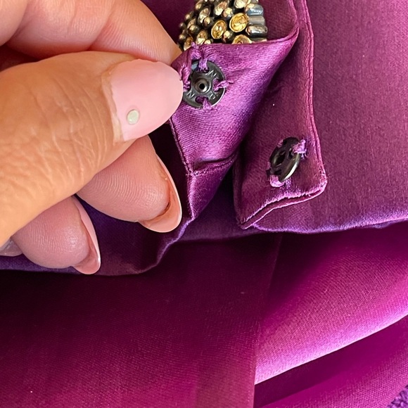 Vintage St. John By Marie Gray
Sz. 6-8 Purple Long Sleeve Mid Length Knit Dress - Picture 7 of 15